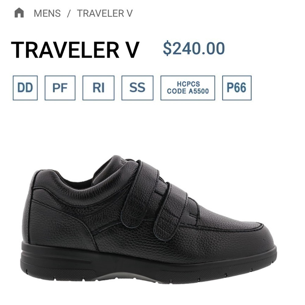 LIKE NEW DREW TRAVELER V‎ LEATHER ORTHOTIC SHOES